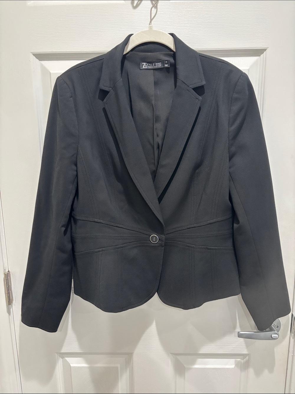 NY&Co Black Blazer Size 12 Professional Office Staple